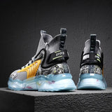 Men Sneakers 2023 Breathable Non-Slip Popcorn Men Platform Casual Sneakers Male Outdoor Tennis Fashion Sport