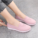 women's summer sneakers slip on flat shoes Women's Casual Loafers walking shoes Female Outdoor Mesh Soft Bottom Sports