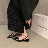 Breakj Bottom Without Tired Head Sandals And Fairy Shoes 2025 New Spring And Summer Pointed Temperament Niche Single
