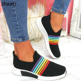 New Fashion Women Casual Shoes Breathable Mesh Designer Sneakers Comfortable Running Sport Light Shoes Plus