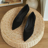 Female Pearls Heels Single Shoes Spring Suede Leather Women Ladies Office Pumps Pointed Toe V Mouth Slip On Work