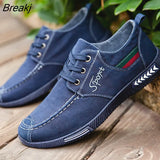Sneakers Men Vulcanize Shoes Lace Up Canvas Trainers Men's Casual Shoes Breathable Sneaker Male Flats Tenis Masculino