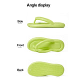 Color Summer Beach Flip Flops Women Soft Sole Cloud Slippers Woman Casual Non Slip Outdoor Slides Flat Sandals Women