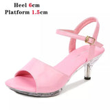Sandals Women Shoes Size 43 Thin Heels Summer Naked Color Peep Toe High Heels Sexy Nightclub Party Slides Heels