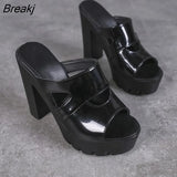 Women's Wear 2023 Summer New Fish Mouth All-match Casual Waterproof Platform Thick High-heeled Thick-heeled Sandals
