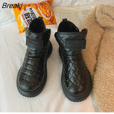 Snowshoe Women 2023 New Winter Suede Thickened Waterproof Raised Non-slip Warm Cotton Shoes 36-41