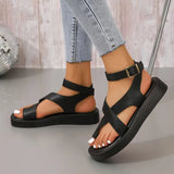 Women Summer Sandals 2023 New Genuine Leather Ladies Sandals Flat Fashion Sandals Women Wedges Shoes for