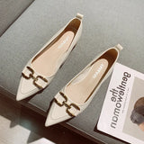 New Thick-Heeled Single-Heeled Shoes For Women In Autumn Style With Skirt, Pointed Head And Low-Heeled Evening