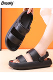 Men Women Slippers Unisex Couple Shoes Sandals Soft Sole Beach Slides Thicker Platform Slipper Home Indoor Bathroom