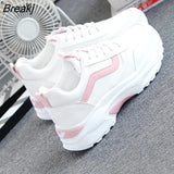 Women Vulcanize Shoes Casual Fashion 2023 New Woman Comfortable Breathable White Flats Female Platform Sneakers Chaussure
