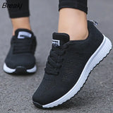Women Casual Shoes Fashion Breathable Walking Mesh Flat Shoes Woman White Sneakers Women 2023 Tenis Feminino Female