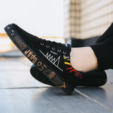 Autumn Men's Flat Shoes Canvas Sneakers Shoes Fashion Men Comfortable Breathable Casual Shoes Male Lace Up