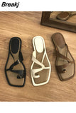Summer Roman Women Slippers Fashion Comfort Flat Fashion Casual Beach Ladies Sandals Black Design Cross Lace Up