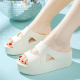 Slippers Female Summer Home with Korean Version of Fashion All High Heels Sandals Wedge