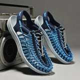 Men Shoes Designer Hand-woven Men Sandals Summer 2023 Breathable Loafer Men Casual Shoes Comfortable Fashion Beach Sandals