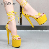 Shoes Women Stilettos Ladies Shoes Platform Sandals New Arrival 2023 Summer High Heels 17cm Sexy High Stiletto