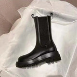 Women Chunky Heel Ankle Boots Woman Shoes Autumn Brand Designer Chelsea Boots Female Platform Boots Lasdies Fashion Combat