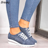 Women Flats Platform Shoes Woman Loafers Fashion Women's Slip On Shallow PU Casual Shoes Zapatos De Mujer