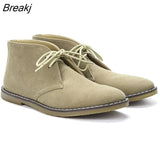 Men's Suede Desert boots high quality American Style Casual Ankle boots Handmade Shoes for