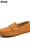 New Fashion Men Casual Shoes Brand Leather Men Loafers Moccasins Slip on Men's Flats Male Driving Shoes Sneakers