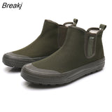 36-45 Men Boots Spring Autumn Male Botas Camouflage Shoes Hombre Booties High Top Round Toe Thick Bottom
