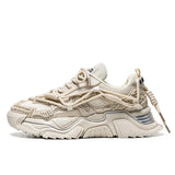 Platform Men Shoes Fashion Clunky Sneakers Men Casual Shoes Breathable Sports Dad Shoes Male Fitness