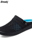 Breathable Men Sandals Summer Outdoor Lightweight Fashion Slippers New Arrivals Slip-on Male Mesh Beach Shoes for