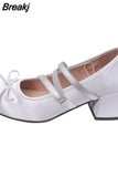 Style Elegant Rhinestone Bow Mary Jean Shoes 2023 Hot Satin Ballerinas Flats Single Shoes Bling Rhinestones Women