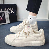 Hot Sale Leather Shoes Men Skateboard Shoes Platform Comfortable Casual Walking Streetwear Teenager Men Vulcanize