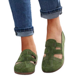 Women Slip on Loafer Gladiator Sandals Platform Shoes Leather Hook Loop Comfort Beach Sandales Shoes for Women Zapatos De