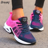 Women Running Shoes Breathable Casual Shoes Outdoor Light Weight Sports Shoes Casual Walking Sneakers Tenis Feminino