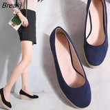 Fashion Wedges Shoes Women High Heels Elegant Ladies Party Shoes Brand Women Pumps Wedge Heel 7cm Big Size 42