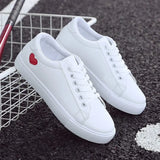 Breakj White Shoes Autumn Shoes 2025 New Women's Shoes Korean Version Of Autumn Leather Panel Shoes Students Leisure Spring And Autumn White Shoes Flat