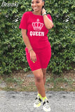 Juicy Print Tracksuit Women Round Neck Short Sleeve Tshirt And Shorts Two Piece Sets Summer Sporty Fitness Outfits