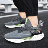 Men Sneakers Mesh Casual Shoes Lac-up Mens Breathable Running Shoes Lightweight Shoes Walking Sneakers Zapatillas
