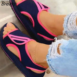 Size Women's Shoes Summer 2023 Comfort Casual Sport Sandals Women Beach Wedge Sandals Women Platform Sandals Roman