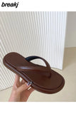 Women Slippers Summer Slides Open Toe Flat Casual Shoes Leisure Sandal Female Beach Flip Flops Outdoor Slippers Zapatillas