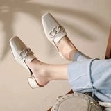 New Online Celebrities Wear Fashionable Evening Muller Shoes And