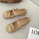 New Spring Autumn Retro Fashion Thick Bottom Sweet Cool Mary Jane Shoes Women's Shoes Black Temperament French Style
