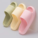 Women's Thick Platform Cloud Slippers Summer Beach EVA Soft Sole Pillow Slides Flip Flops Woman Non Slip Bathroom Home