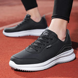 Leather Waterproof Casual Fashion Sports Shoes for Men Lightweight Comfortable Outdoor Anti-skid Shoes Tenis Para