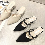 Winter Shoes Women High Heels Boots Fashion Women Ankle Boots Woman Party Shoes Square Heel 6cm Black Pink