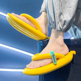 Summer Comfortable Slippers for Men Casual Beach Shoes Thick Bottom Platform Slides Soft Sneaker Womens