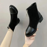 New Women's Short Boots Autumn and Winter Shoes Fashion Platform High Heels Women's Ankle