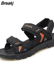 Men'S Sandals Big Size 39-48 Leather Sandals For Men Outdoor Walking Men'S Summer Sandals Comfortable Men