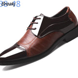 Business Oxford Leather Shoes Men Breathable Rubber Formal Dress Shoes Male Office Wedding Flats Footwear Mocassin