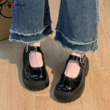 buckle Lolita Shoes Women Japanese Mary Jane Shoes Women Vintage Girls Students JK Uniform High Heel Platform Shoes