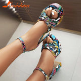 Platform Chunky Heels Sandals 2023 Brand New Spring Summer Fashion Ankle Strap comfy Walking Office Lady Woman