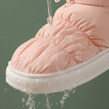 Waterproof Women's Winter Boots 2023 Keep Warm Thick Plush Cotton Padded Shoes Woman Lightweight Non Slip Snow Boots