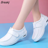 Women's Shoes Simple and Fashionable Small White Shoes Autumn and Winter New Style Nurse's Single Shoes Thick Soled Shoes